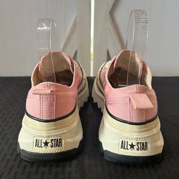 RARE Converse All Star Trekwave Low Ox Platform Sneakers in Pink - Picture 7 of 11